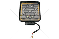 LED pracovní světlo 9LED+ obrysové světlo,12-36V, 110x110x35mm, hliník