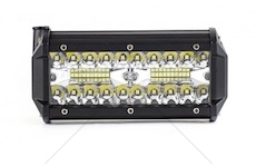 LED Pracovní světlo panel 40x3W LED tři řady 120W
