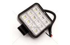LED pracovní světlomet 12LED 12W čtverec 12/24 V s vypínačem