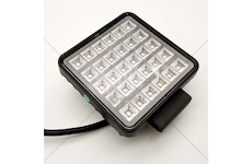 LED pracovní světlomet 30LED 30W čtverec 12/24V s vypínačem