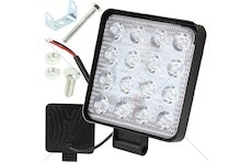 LED prostorové světlo 12/24V, 16xLED, čtvercové MAR-POL