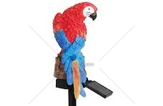 LED solární dekorativní zahradní osvětlení PAPOUŠEK ARA