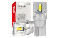 LED STANDARD BULBS T10 W5W 2x1860 SMD White 12V/24V AMIO-03719