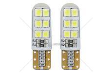 LED STANDARD T10 W5W 12xSMD 2835 12V Silca