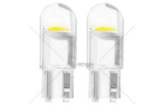 LED STANDARD T10 W5W COB HPC 12V Clear white