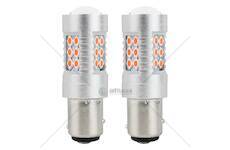 LED žárovky CANBUS 3030 24SMD 1157 BAY15D PR21/5W Red 12V/24V