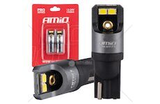 LED žárovky CANBUS PRO T10 W5W 4x2016 SMD bílé 12V 24V AMiO-03577