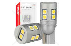 LED žárovky CANBUS T10 W5W 12 SMD 3030 Bílé 12V 24V AMiO-04243