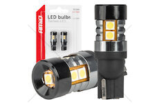 LED žárovky CANBUS T10 W5W 9 SMD 3030 Bílá 12V 24V AMiO-04241