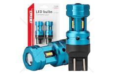 LED žárovky CANBUS T20 7443 W21/5W 4SMD 1860 Bílá 12V 24V AMiO-04255