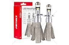 LED žárovky do auta FLEX+ série H4 čočka 12V 24V 6000K Canbus AMIO-03658