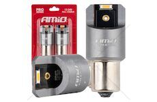 LED žárovky FULL CANBUS PRO PY21W 2x1860 SMD amber 12V 24V AMIO-03594