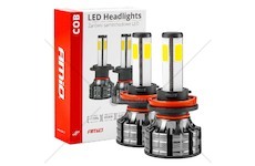 LED žárovky hlavního svícení COB 4Side H8/H9/H11 AMiO