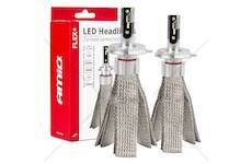 LED žárovky hlavního svícení FLEX+ H4/H19 canbus 6000K 12V 24V AMIO-03657
