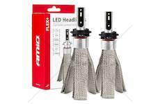 LED žárovky hlavního svícení FLEX+ H7-6 canbus 6000K 12V 24V AMIO-03662