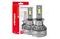 LED žárovky hlavního svícení HP Full Canbus H3 12V 24v 6500k AMiO-03672