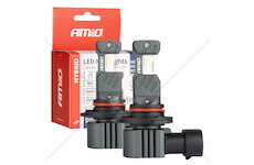 LED žárovky hlavního svícení Hybrid série HB3 HIR1 H10 6000K Canbus 60W AMIO-04117