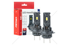 LED žárovky hlavního svícení Série F25 SILVER FULL CANBUS H7/H18 62W 12V 24V AMIO-04704