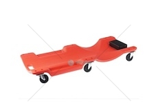 Lehátko montážní s odkládacím prostorem 6-kolové celoplastové délka 1020x465x115mm