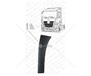 Lem blatníku kabiny p - přední díl mercedes actros mp4 classic space euro 6 od 07.2011 0201659_A