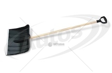 Lopata na sníh 370x460 eko elbrus dřevěná násada 0126901_A