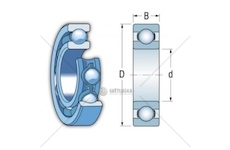 Ložisko 6314 A kuličkové
