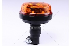 Maják LED oranžový  12-24V 8x3LED Nízký montáž na tyčku  4-funkce
