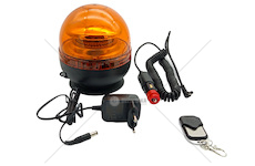 Maják oranžový 12/24V LED bateriový AKU4400mA