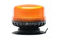 Maják oranžový LED 12-24V 36 LED Nízký na přísavku 120 záblesků za 1min