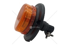 Maják oranžový LED 12-24V na tyčku pružné uložení / výška 150mm