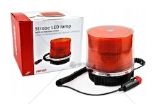 Maják oranžový LED 12V AMIO magnetický