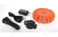 Maják výstražný 12v/24v led magnetický, kulatý, nabíjecí 230v 000726807_A