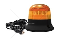 Maják výstražný 12v/55v led mini oranžový ip68 magnetický+pevná montáž, kabel 1,5m 0202296_A