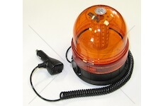 Maják výstražný 3-funkční 12v/24v led oranžový, magnetický+pevná montáž, kabel 2,0m 190922062_A
