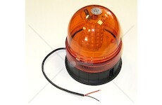 Maják výstražný 3-funkční 12v/24v led oranžový, pevná montáž, kabel 0,25m 190922067_A