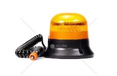 Maják výstražný dvojzáblesk, na magnet 12v/36v led, kabel se zásuvkou do zapalovače 3m  0474437_A
