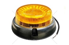 Maják výstražný dvojzáblesk na šrouby12-36v led oranžový ip66 , kabel 1,5m 0445767_A