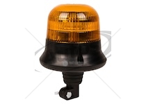 Maják výstražný jednozábleskový12v/24v led mini oranžový na trubku, s kloubem 0195355_A