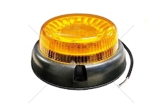 Maják výstražný rotační 12v/24v led oranžový, pevná montáž, kabel 1,5m 0429605_A
