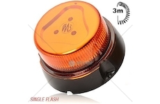 Maják žlutý LED 12/24V MAGNES WAS W126/866.1 