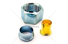 Matice přesuvná JS12/PA15 M22x1,5 + vsuvka, prsten