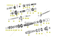 Matice převodovky M26x1,5 Multicar M25 4x4, M26.0,1,2,4,5
