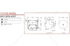 Měch DAF XF,CF KPL FIRESTON W01M586097