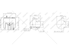 Měch SCHMITZ sada.PLAST  1R12-900-PR