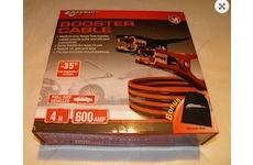 Měděný kabel startovací 600A 4m, průřez 25mm2 velmi kvalitní
