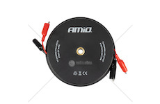 Měřicí kabely s krokosvorkami 2x9m AMiO-04275