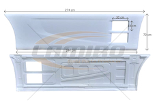 Mezinápravový panel proti podjetí IVECO STRALIS 13- LAMIRO 023958EX