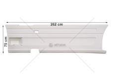 Mezinápravový panel proti podjetí SCANIA 6 levá LAMIRO 889-36EX