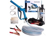 Mini čerpadlo na naftu 12V, s čerpací pistolí a hadicí GEKO