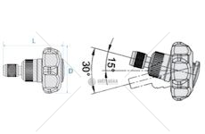 MINI GRZECHOTKA RECZNA 1/4 ELASTYCZNA KING TON 2746P